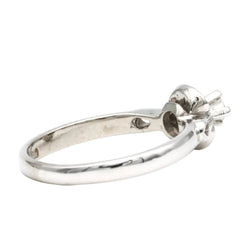 Bague Solitaire en or blanc et diamant - Castafiore