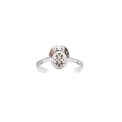 Bague Solitaire en or blanc et diamants - Castafiore