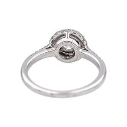 Bague Solitaire en or blanc et diamants - Castafiore