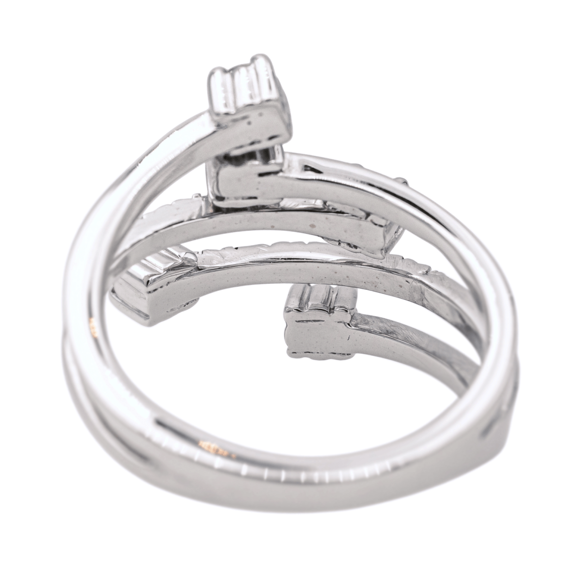 Bague Solitaire en or blanc et diamants - Castafiore