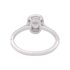 Bague solitaire en or blanc et diamants - Castafiore