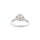 Bague Solitaire en or blanc et diamants - Castafiore