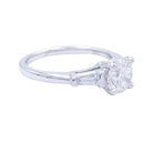 Bague Solitaire en or blanc et diamants - Castafiore