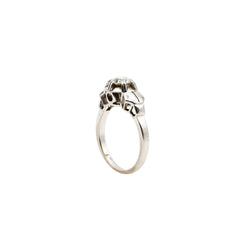 Bague Solitaire en or blanc et diamants - Castafiore