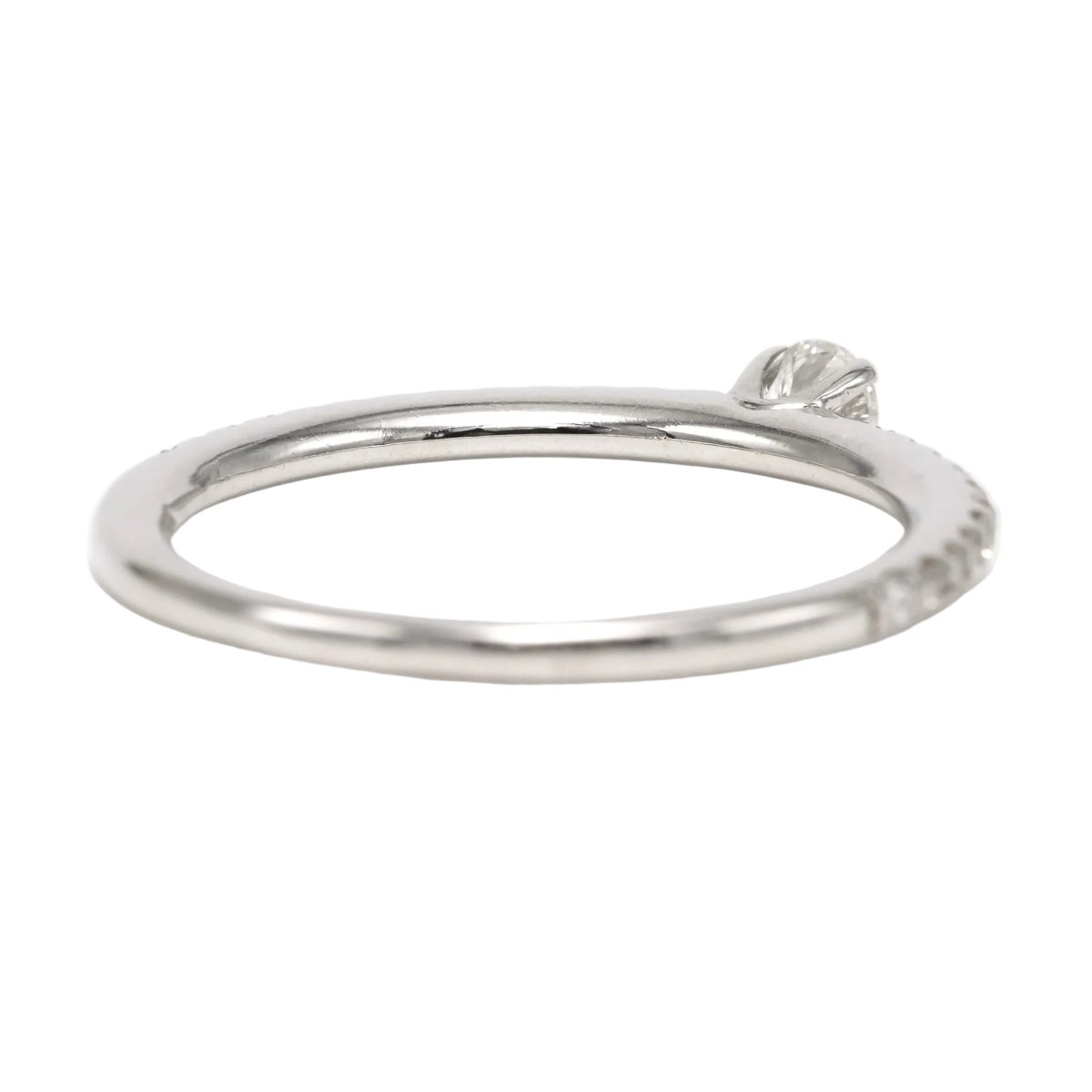 Bague Solitaire en or blanc et diamants - Castafiore