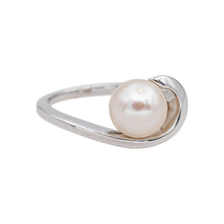 Ring White gold Pearl