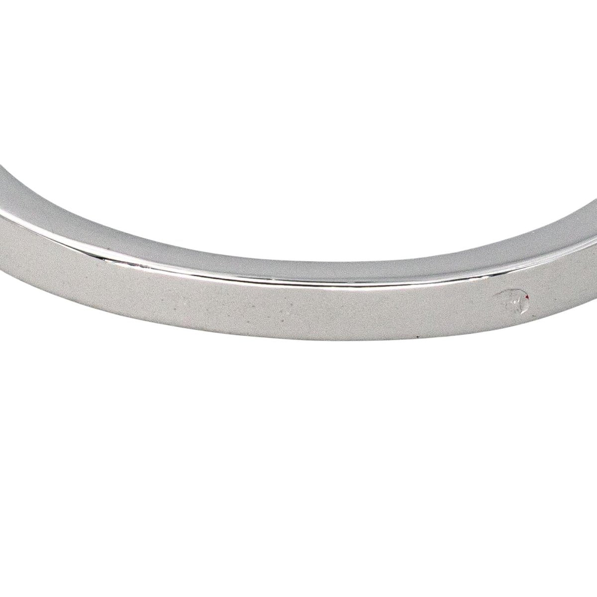 Bague Solitaire en or blanc, saphir et diamants - Castafiore