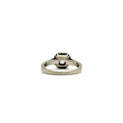 Bague solitaire en or gris et diamant - Castafiore