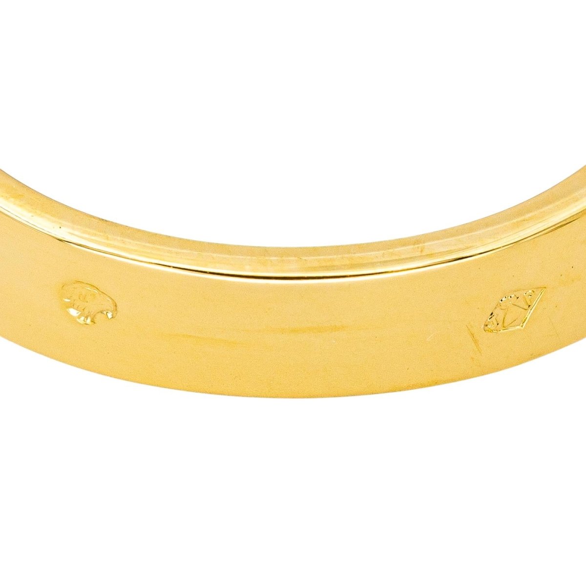 Bague Solitaire en or jaune, émeraude et diamants - Castafiore