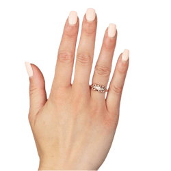 Bague Solitaire en or jaune et diamant - Castafiore