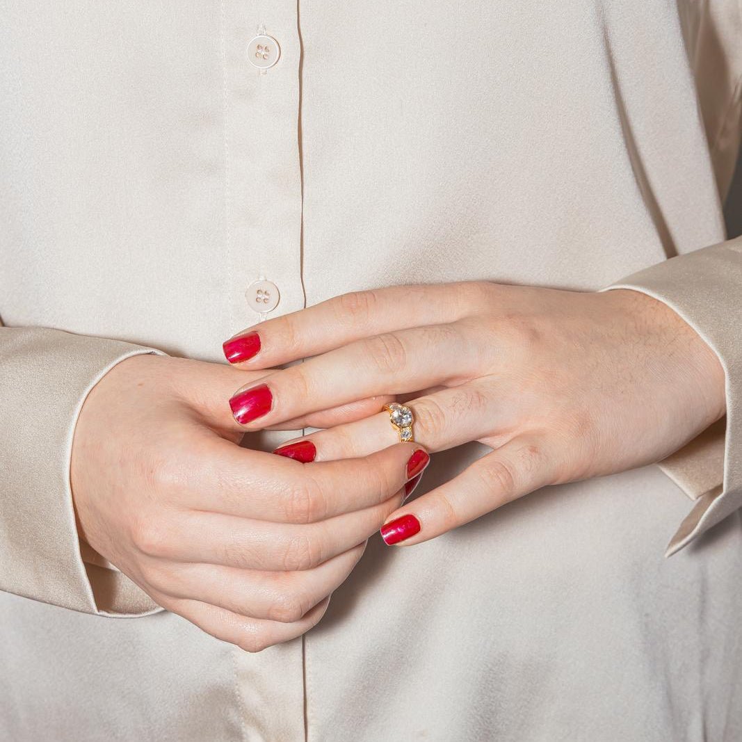 Bague Solitaire en or jaune et diamant - Castafiore