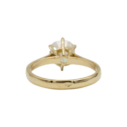 Bague Solitaire en or jaune et diamant - Castafiore