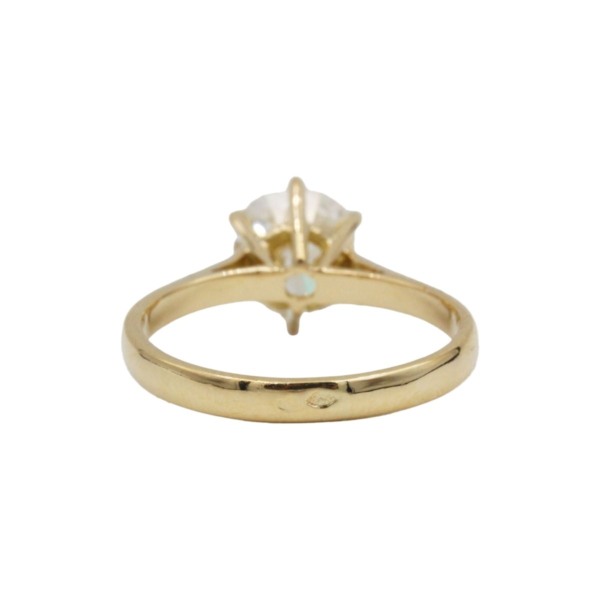 Bague Solitaire en or jaune et diamant - Castafiore