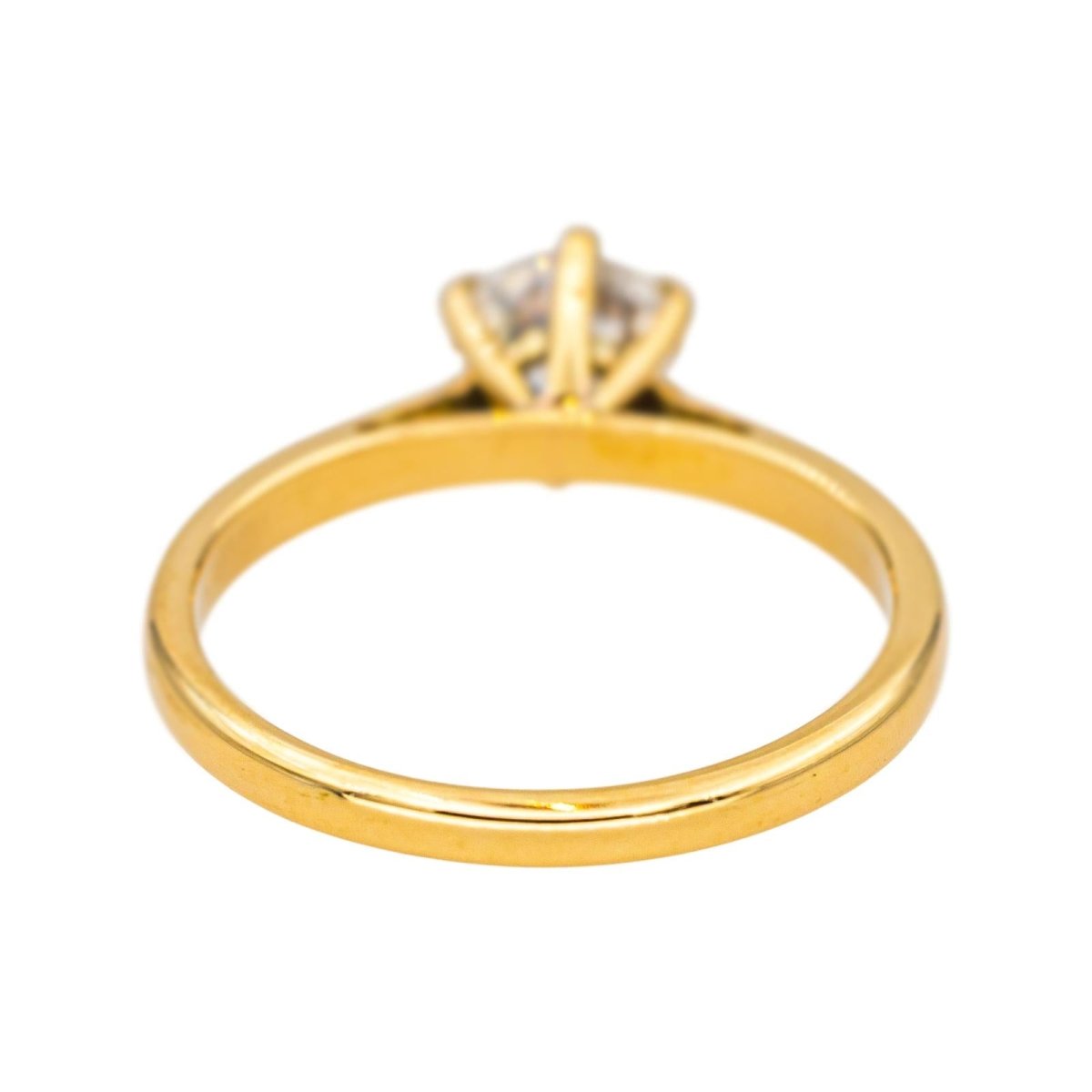 Bague Solitaire en or jaune et diamant - Castafiore