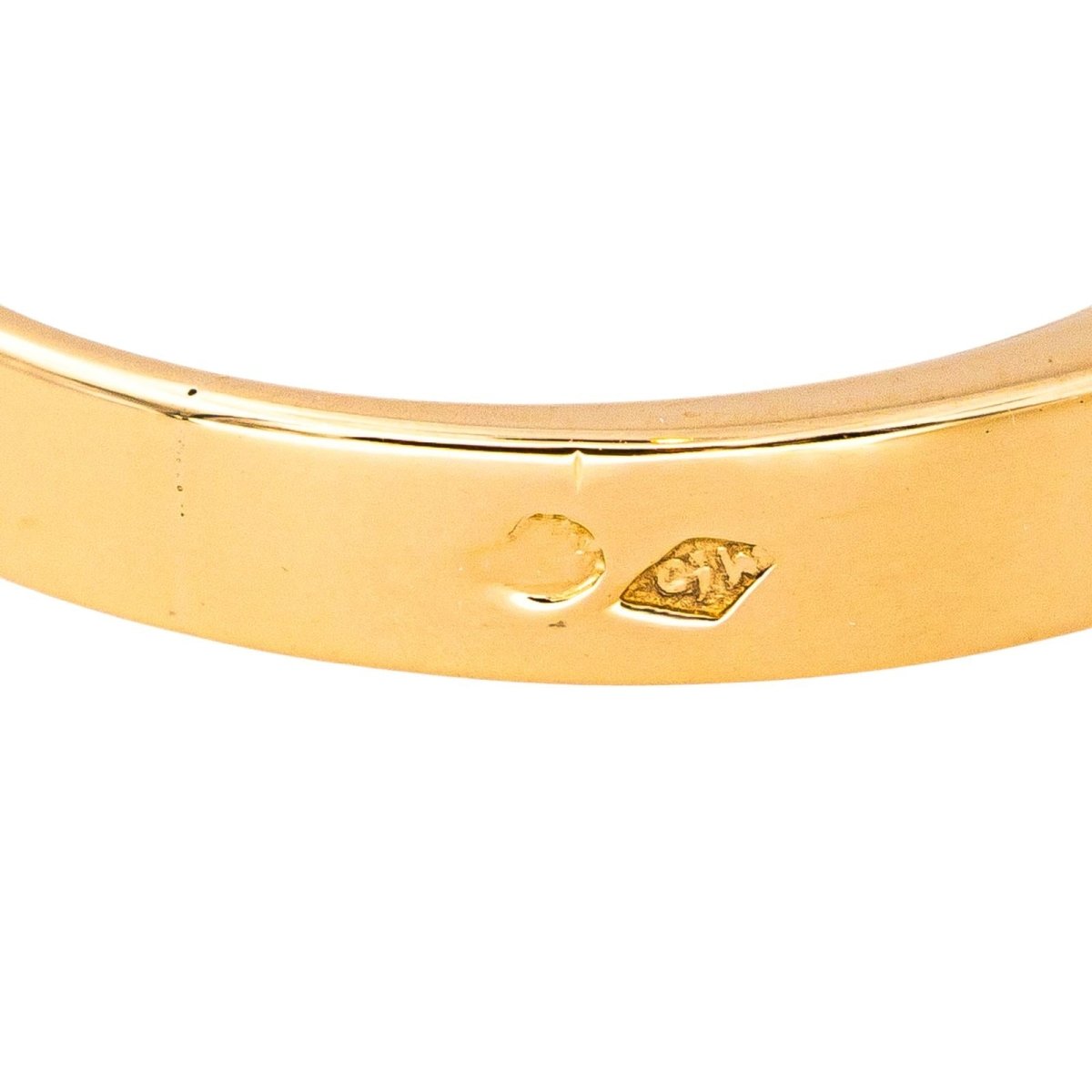 Bague Solitaire en or jaune et diamant - Castafiore