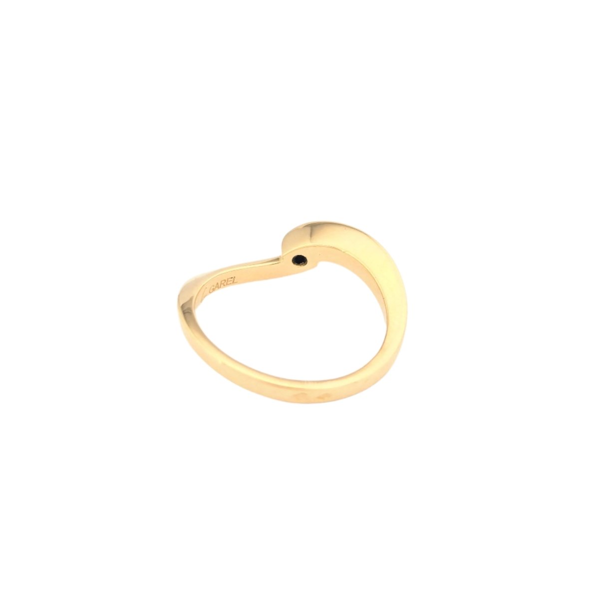 Bague Solitaire en or jaune et diamant - Castafiore