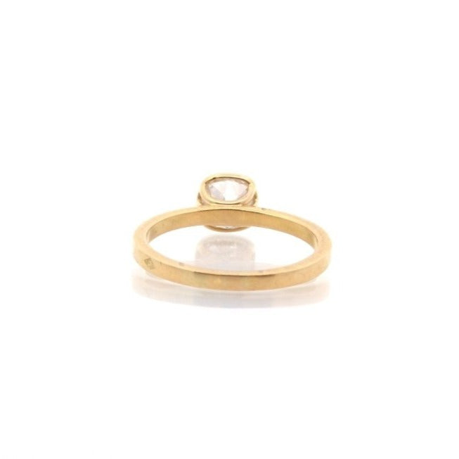 Bague Solitaire en or jaune et diamant - Castafiore