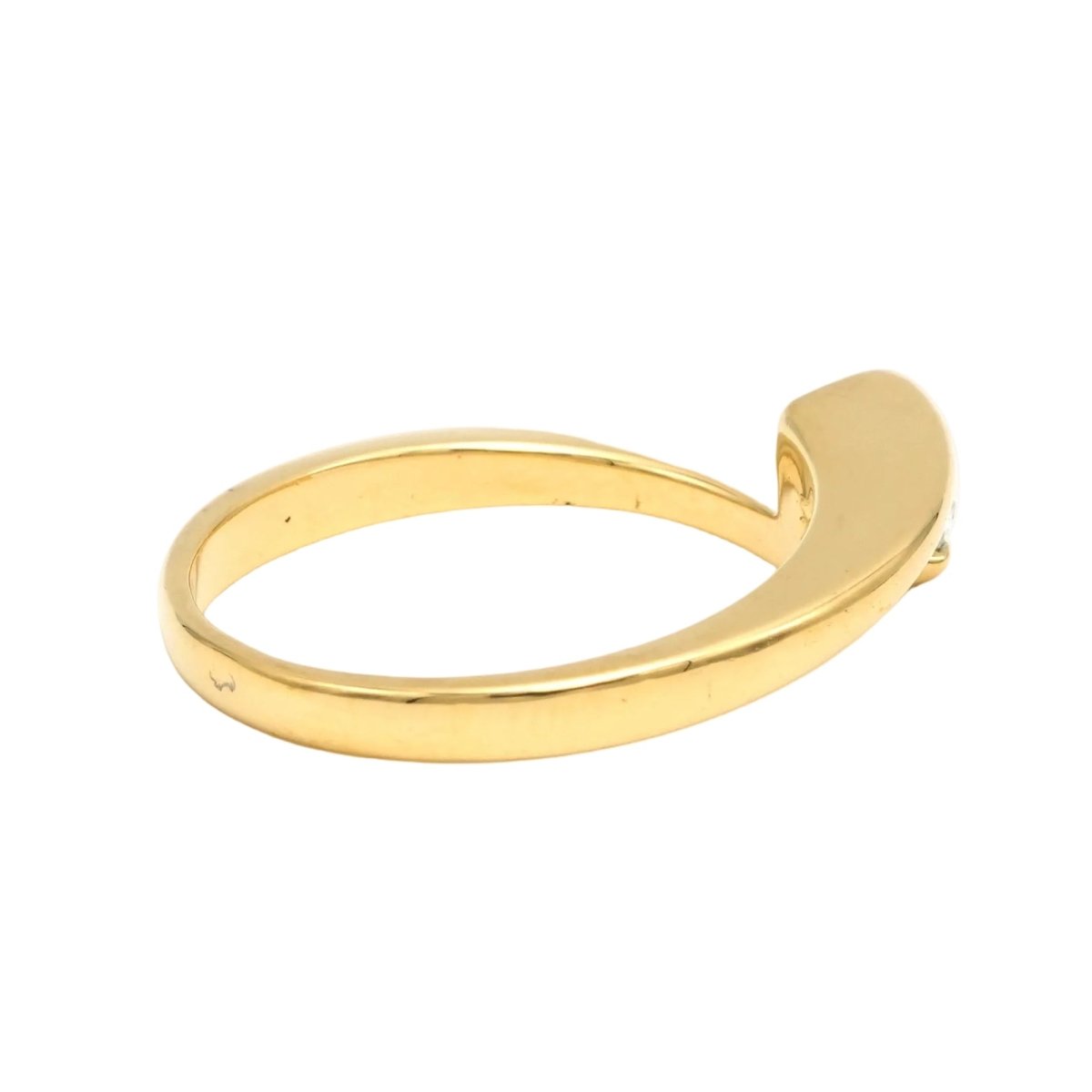 Bague Solitaire en or jaune et diamant - Castafiore