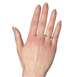 Bague Solitaire en or jaune et diamant - Castafiore