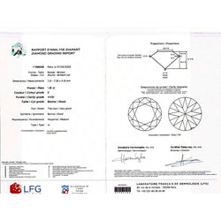 Bague solitaire en or jaune et diamant - Castafiore