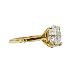 Bague Solitaire en or jaune et diamant - Castafiore