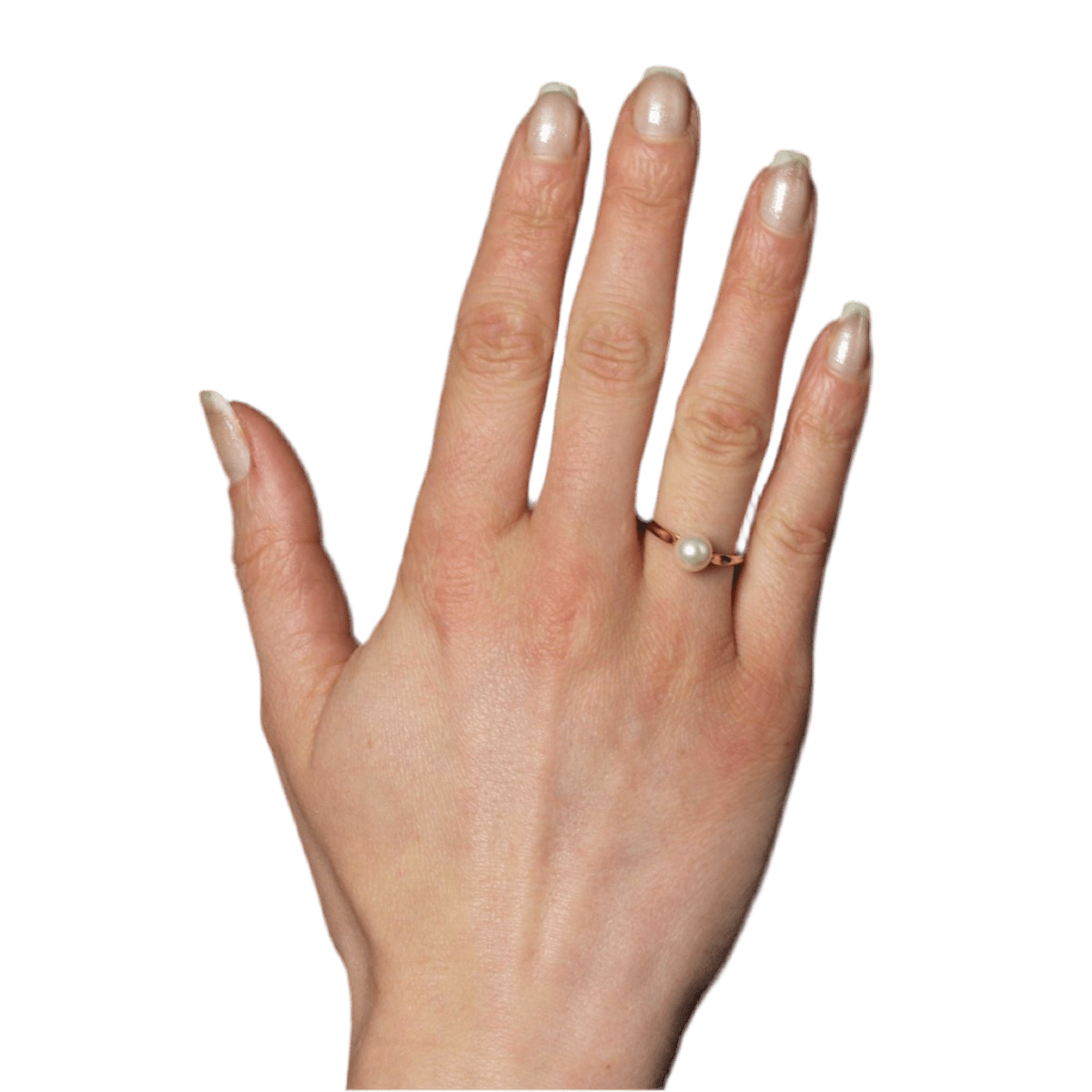 Bague Solitaire en or jaune et perle - Castafiore