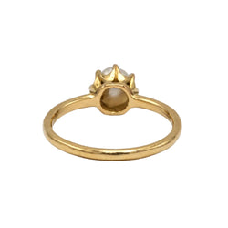 Bague Solitaire en or jaune et perle - Castafiore
