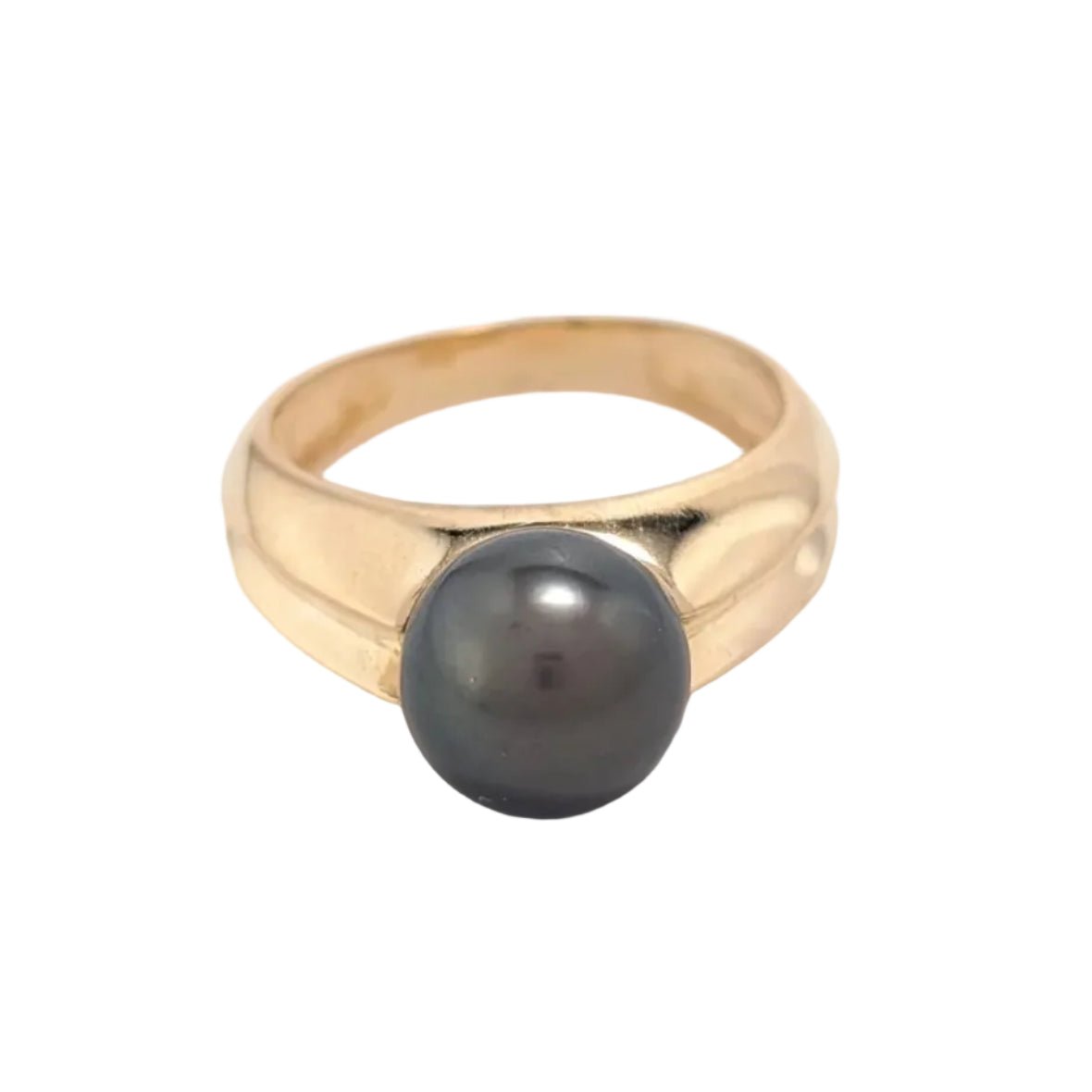 Bague Solitaire en or jaune et perle - Castafiore