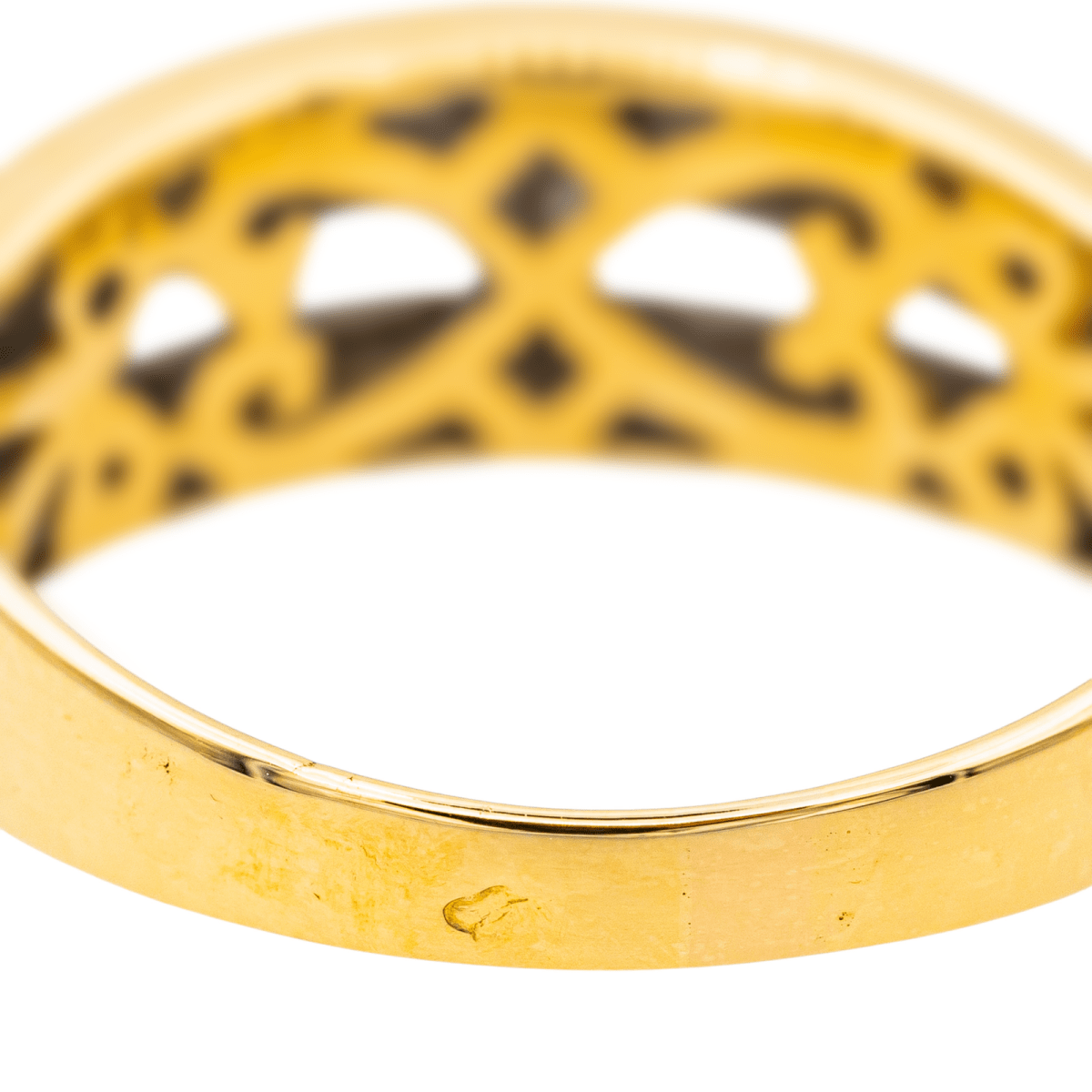 Bague Solitaire en or jaune, or blanc et diamant - Castafiore