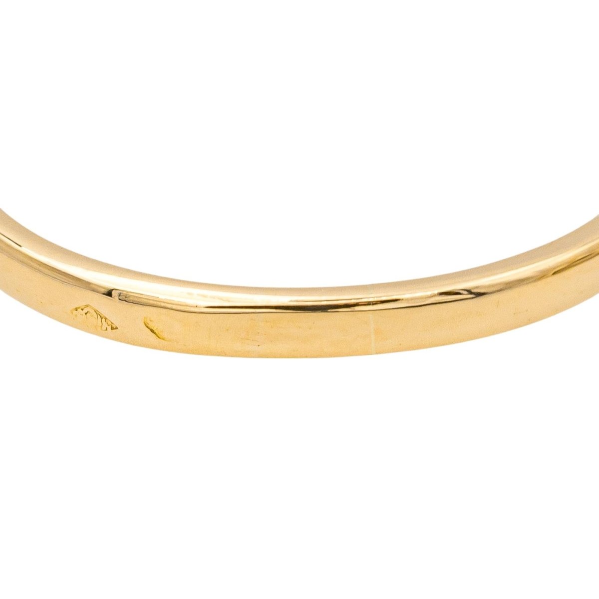 Bague Solitaire en or jaune, saphir et diamants - Castafiore