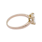 Bague Solitaire en or rose et diamant - Castafiore