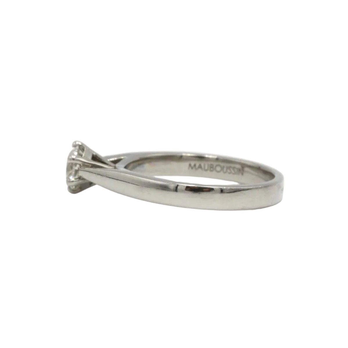 Bague Solitaire en platine et diamant - Castafiore