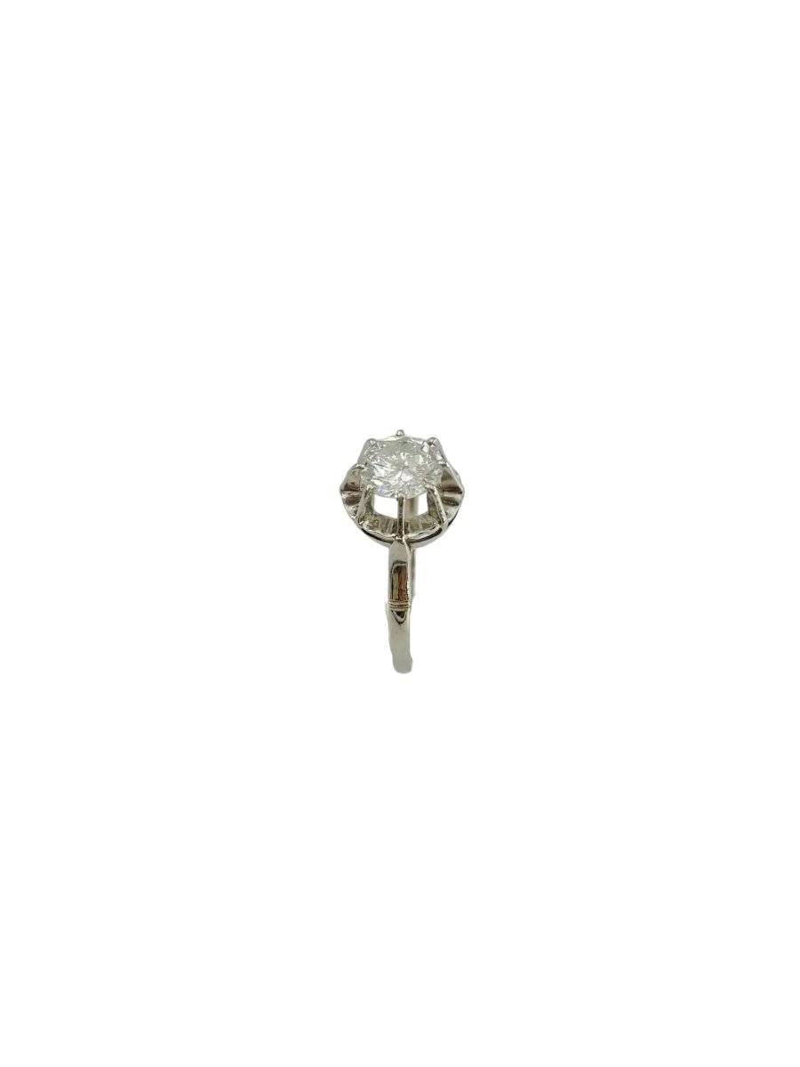 Bague Solitaire en platine et diamant - Castafiore
