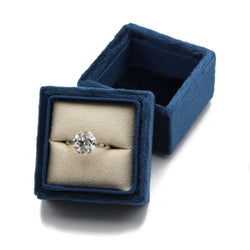 Bague Solitaire en platine et diamant - Castafiore