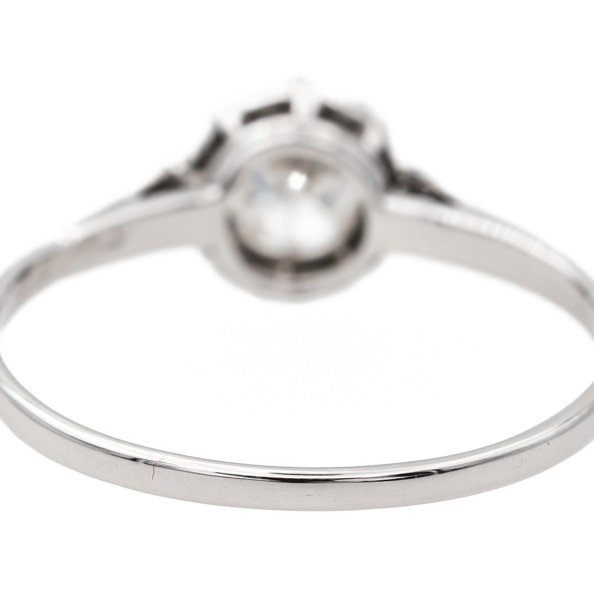 Bague Solitaire en platine et diamant - Castafiore