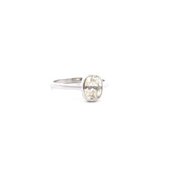 Bague Solitaire en platine et diamant - Castafiore