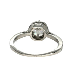 Bague Solitaire en platine et diamant - Castafiore