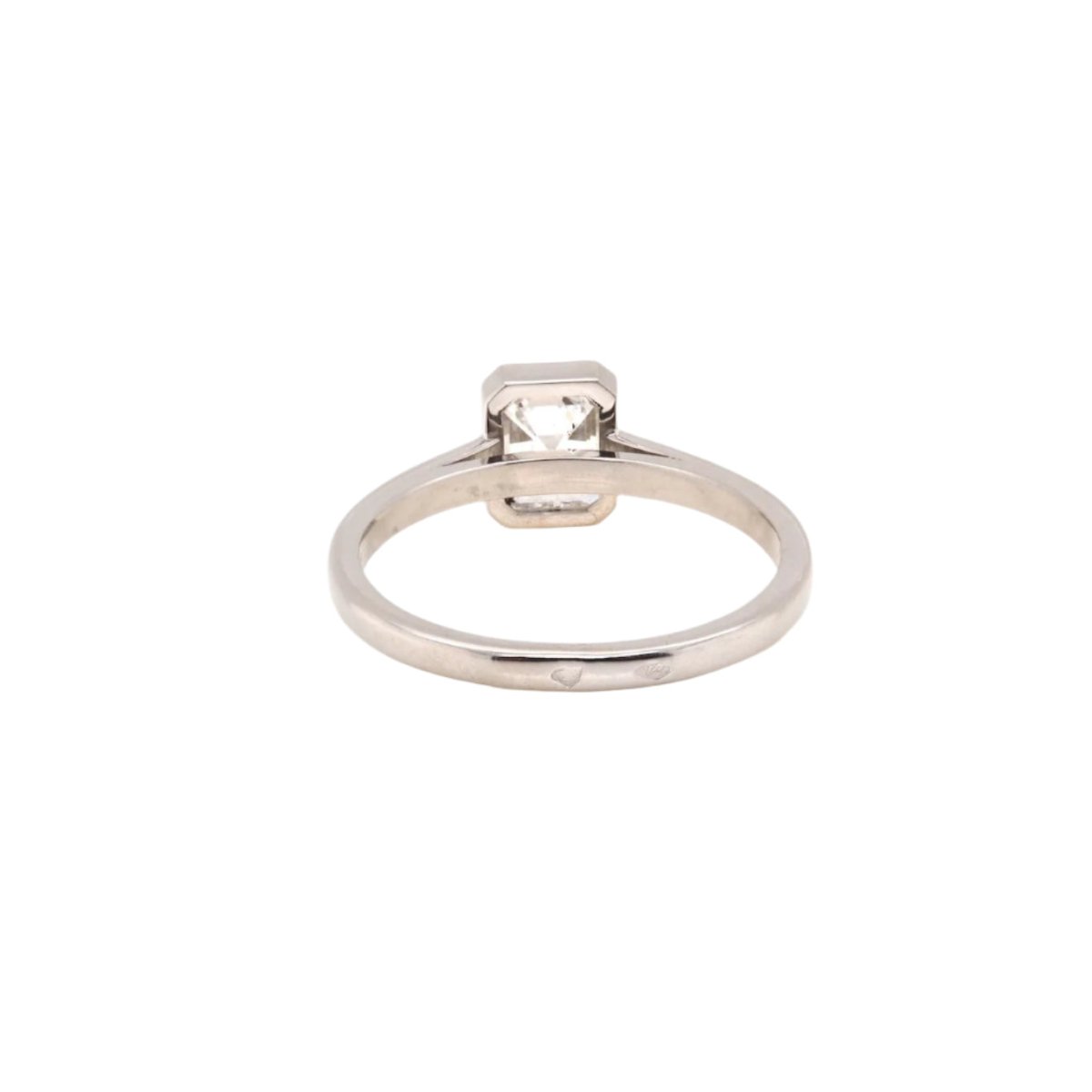 Bague Solitaire en platine et diamant - Castafiore