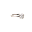 Bague Solitaire en platine et diamant - Castafiore