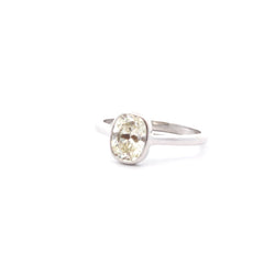 Bague Solitaire en platine et diamant - Castafiore