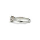 Bague Solitaire en platine et diamants - Castafiore