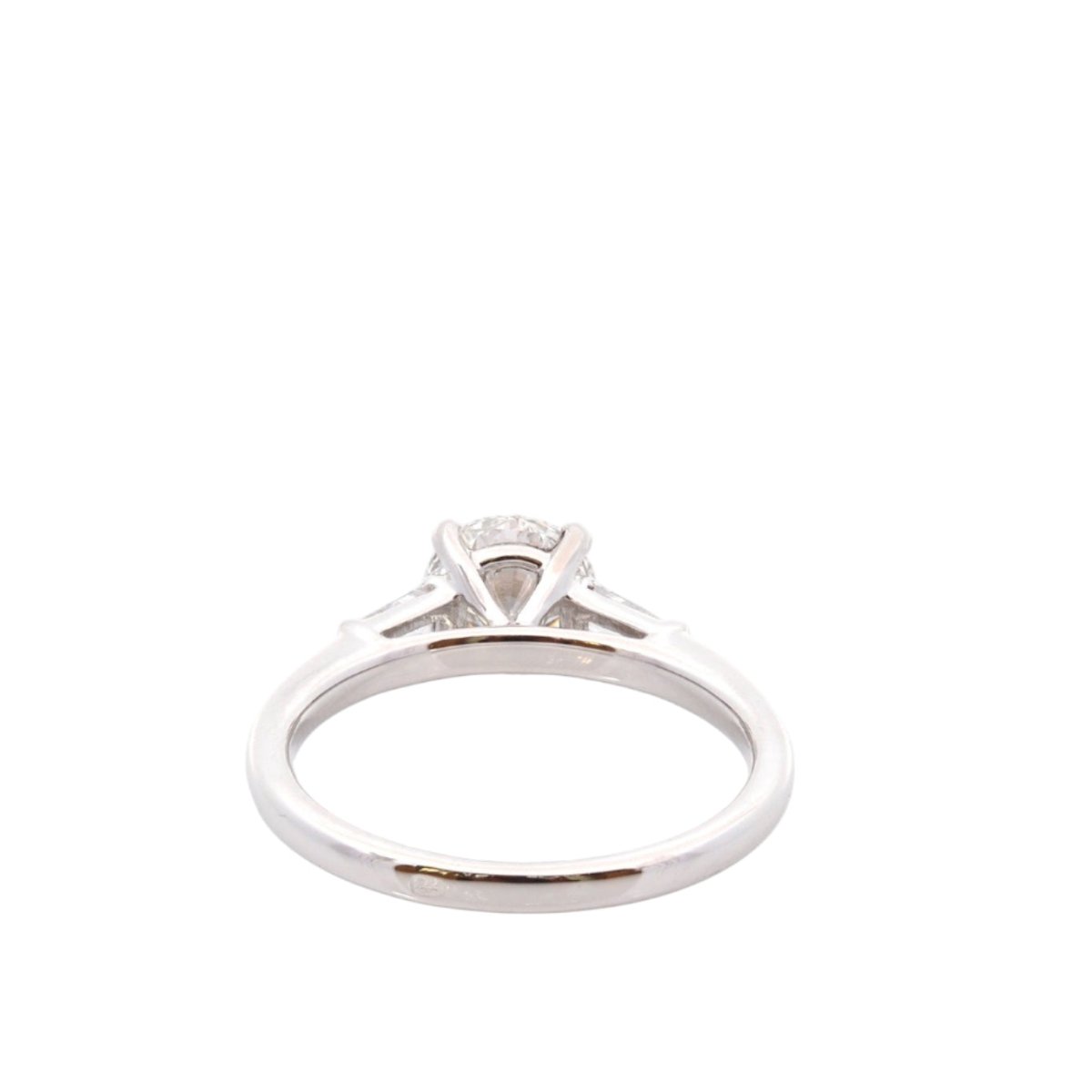 Bague Solitaire en platine et diamants - Castafiore