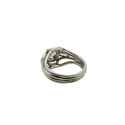 Bague Solitaire en platine et diamants - Castafiore