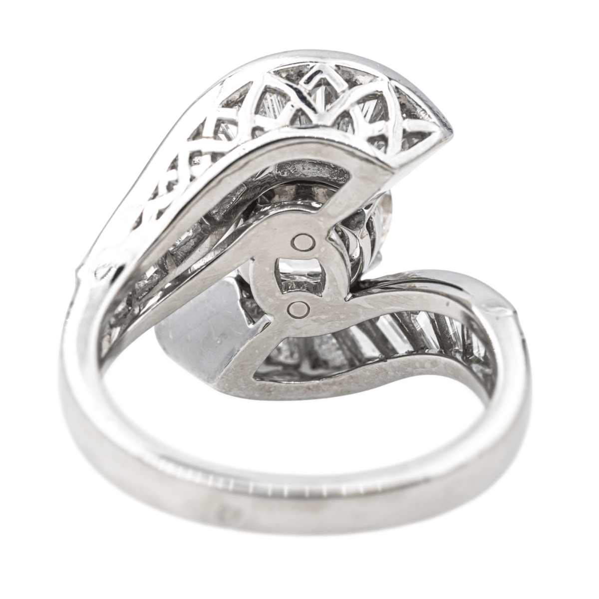 Bague Solitaire en platine et diamants - Castafiore