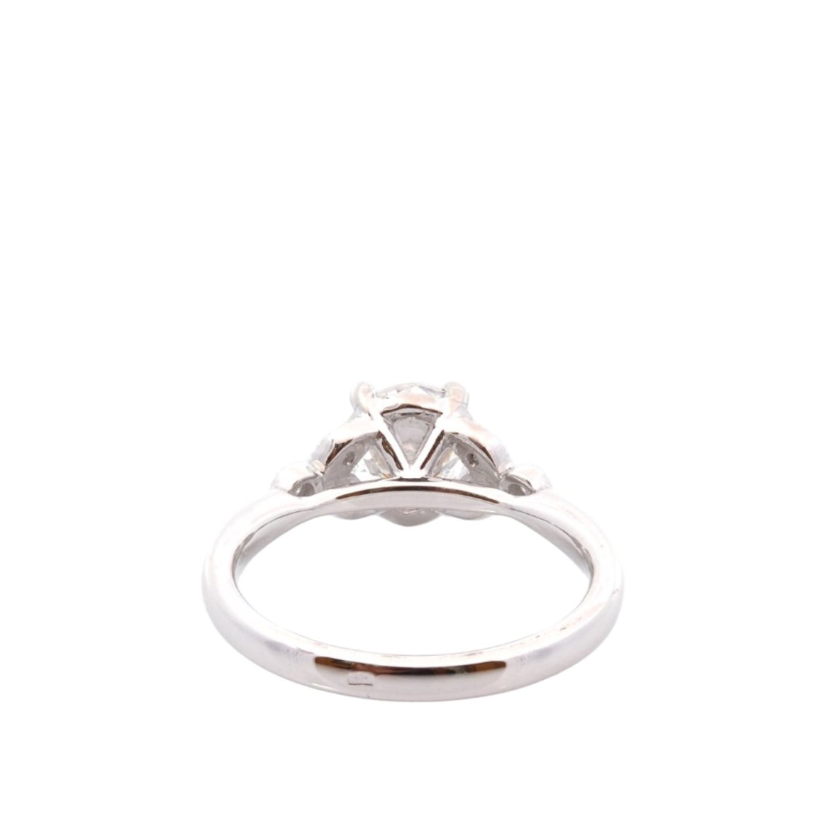 Bague Solitaire en platine et diamants - Castafiore
