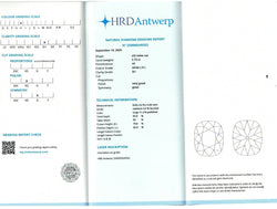 Bague Solitaire en platine et diamants - Castafiore