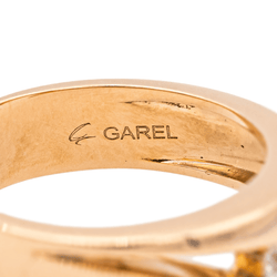 Bague Solitaire GAREL en or rose et diamant - Castafiore