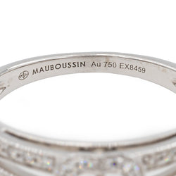 Bague Solitaire MAUBOUSSIN "Chance of Love" en Or blanc et Diamant - Castafiore