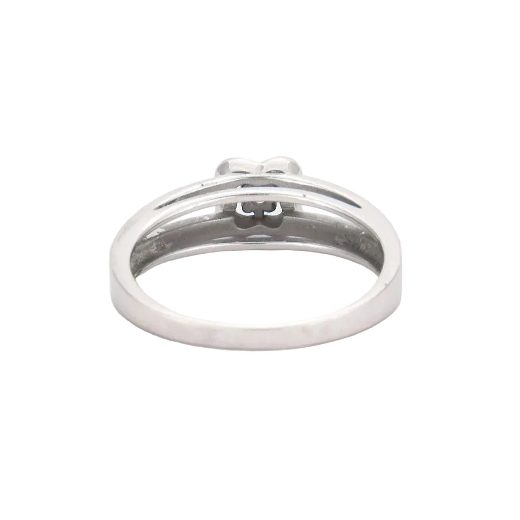 Bague Solitaire MAUBOUSSIN "Chance of Love n°1" en or blanc et diamants - Castafiore