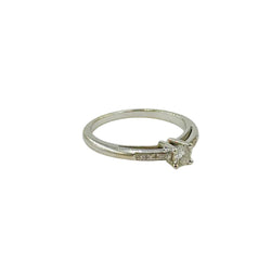 Bague Solitaire MAUBOUSSIN en or blanc - Castafiore
